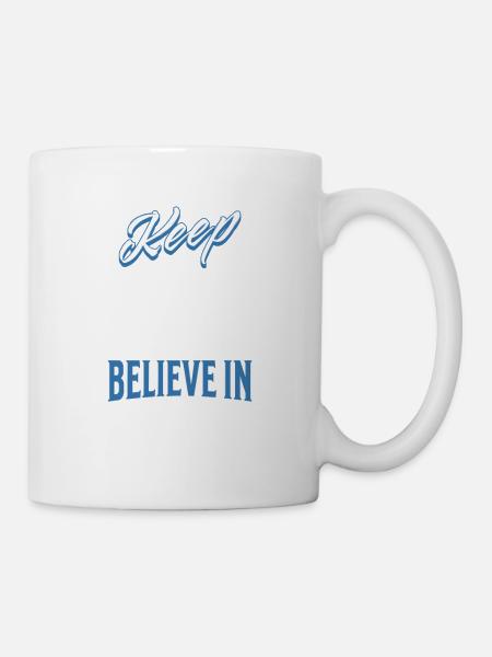 Restez calme et croyez en vous - Mug blanc - blanc