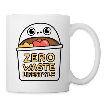 Zero Waste Journey Geschenke für grüne Enthusiasten - Tasse - Weiß - Rechts