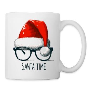 Santa Time - Noël branché - Mug blanc - blanc - Droite