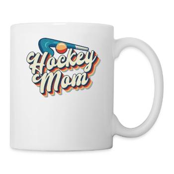 Field Hockey Mom Retro Hockey Mom - Mug - white - Right
