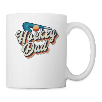 Field Hockey Dad Retro Hockey Dad - Tasse - Weiß - Rechts