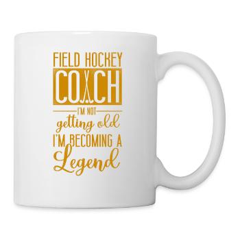 Field Hockey Coach Field Hockey - Tasse - Weiß - Rechts
