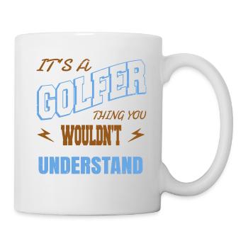 GolfGift Cool Happy GolfVêtements GarçonsGolf GolfEnfants - Mug blanc - blanc - Droite