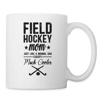Maman de hockey sur gazon Maman de hockey sur gazon - Mug blanc - blanc - Droite