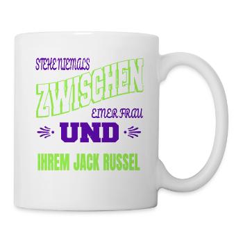 geburtstag doggie witzig humor lieben weihnachten - Tasse - Weiß - Rechts