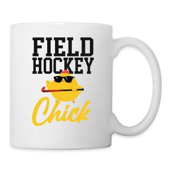 Field Hockey Chicken Field Hockey - Tasse - Weiß - Rechts
