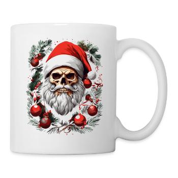 Santa's Christmas Magic Skull - Mug - white - Right