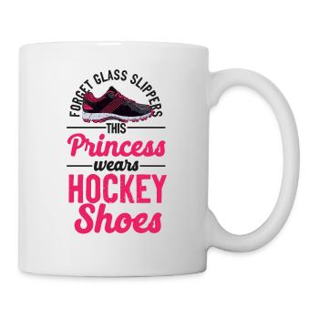 Field Hockey Forget Glass Slippers - Tasse - Weiß - Rechts