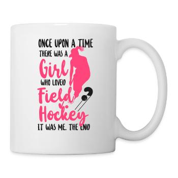 Field Hockey Once Upon A Time - Mug - white - Right