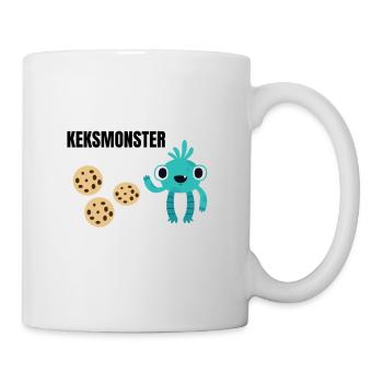 KEKSMONSTER Kekse - Tasse - Weiß - Rechts