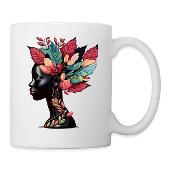 Feuilles colorées - Mug blanc - blanc - Droite
