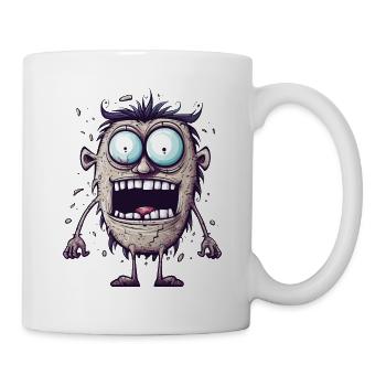 Halloween Monster Zombie Funny Spooky Costume - Mug - white - Right