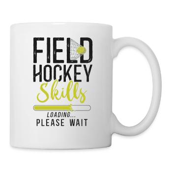 Compétences de hockey sur gazon - Mug blanc - blanc - Droite