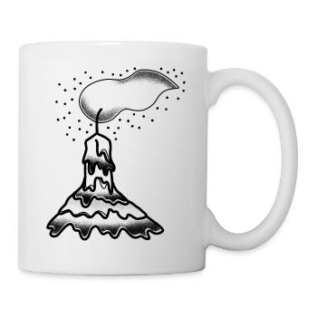 Witchcore tatouage style bougie dégoulinante - Mug blanc - blanc - Droite