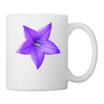 purple flower - Mug - white - Right