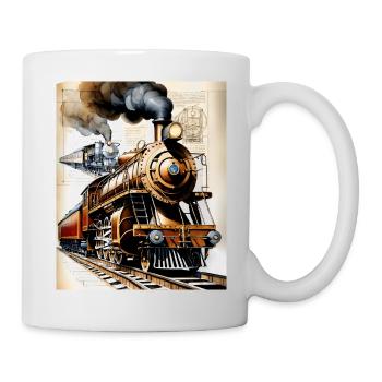 Zug #1 - Tasse - Weiß - Rechts