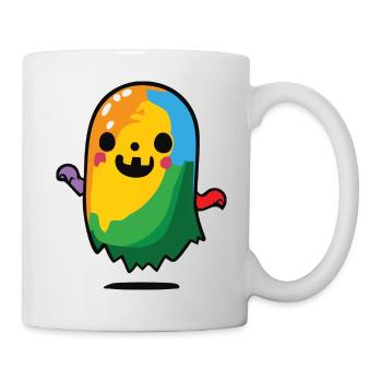 Fantôme mignon / Halloween - Mug blanc - blanc - Droite