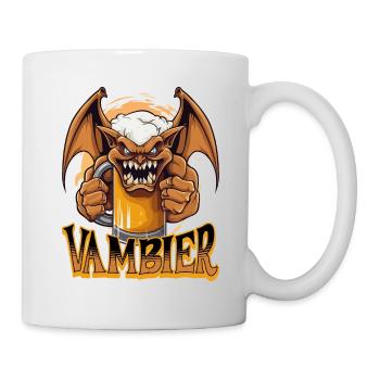 Vambier Vampire Beer Halloween Party Funny Costume - Mug - white - Right