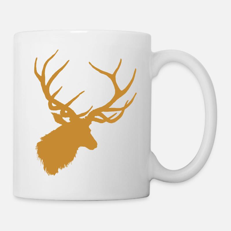 Golden Stag - Mug - white