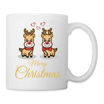 Merry Christmas - Tasse - Weiß - Rechts