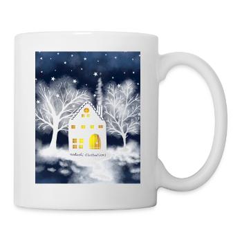 Zuhause - Tasse - Weiß - Rechts