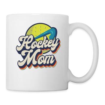 Field Hockey Mom Retro Hockey Mom - Mug - white - Right