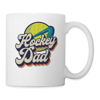 Field Hockey Dad Retro Hockey Dad - Tasse - Weiß - Rechts