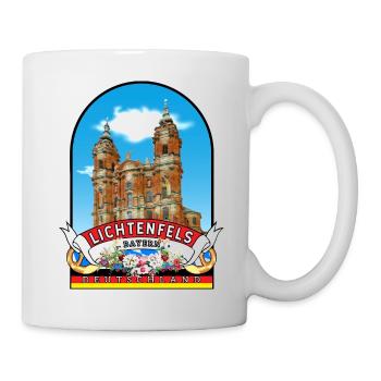 Lichtenfels Deutschland Bayern Vintage Design - Tasse - Weiß - Rechts