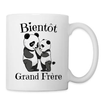 bientôt grand frère - Mug blanc - blanc - Droite