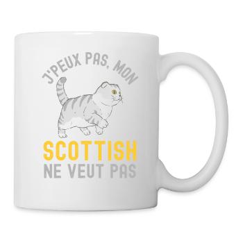 Chat de race scottish 1 - Mug blanc - blanc - Droite