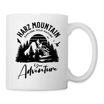 Aventure dans les montagnes du Harz - Mug blanc - blanc - Droite