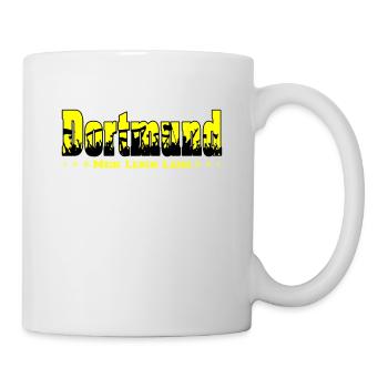 Dortmund Fussball Fans Mein Leben Lang - Tasse - Weiß - Rechts
