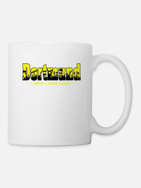 Dortmund Fussball Fans Mein Leben Lang - Tasse - Weiß