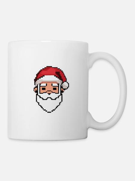 Joyeux Noël / Père Noël - Mug blanc - blanc