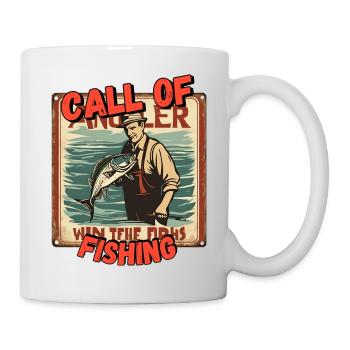 call of Fishing 2 - Tasse - Weiß - Rechts
