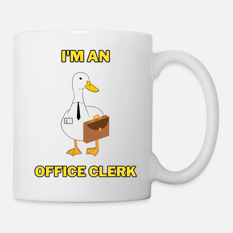 I am an Office Clerk | Duck In a Suite - Mug - white
