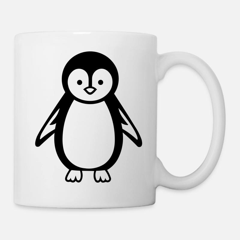 Pinguin - Tasse - Weiß