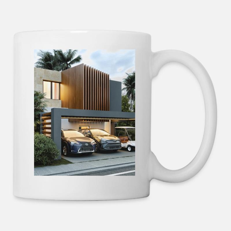 Haus - Tasse - Weiß