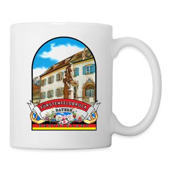 Fürstenfeldbruck Bayern Vintage Deutschland - Tasse - Weiß - Rechts