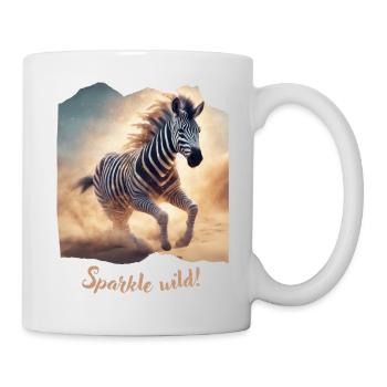 Sparkle wild - Tasse - Weiß - Rechts