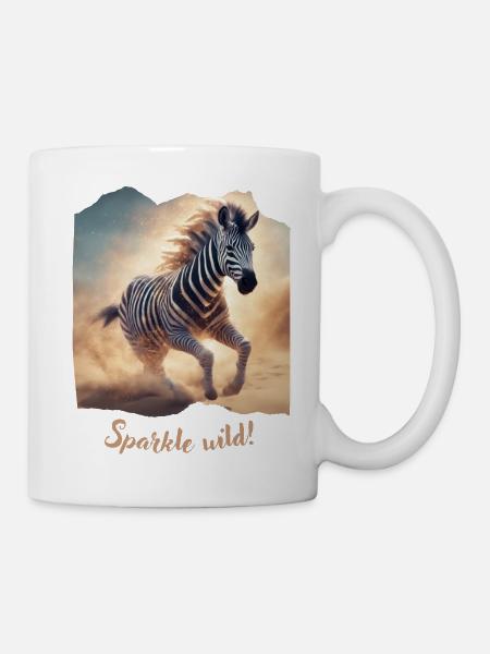 Sparkle wild - Tasse - Weiß