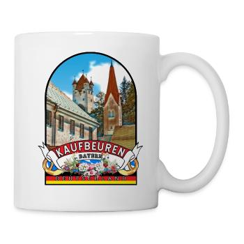Kaufbeuren Bayern Vintage Deutschland - Tasse - Weiß - Rechts