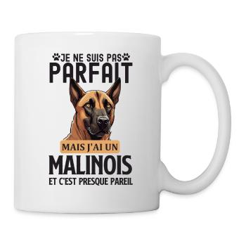 Berger belge malinois chien de race - Mug blanc - blanc - Droite