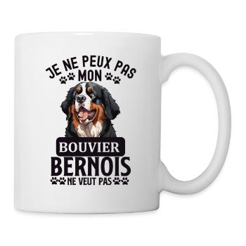 Chien de race bouvier bernois - Mug blanc - blanc - Droite
