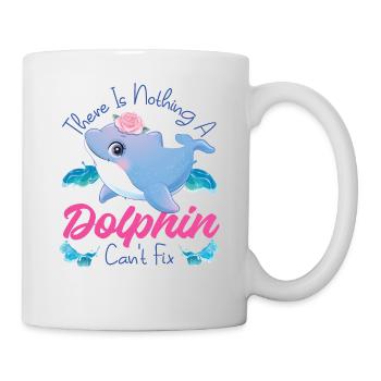 Dolphin There Is Nothing A Dolphin - Mug - white - Right