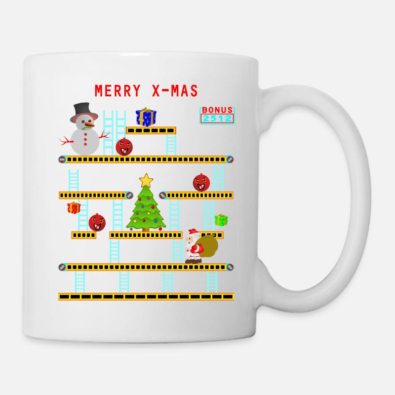 Weihnachten-x-mas-Gute alte zeit 2 Remastert - Tasse - Weiß