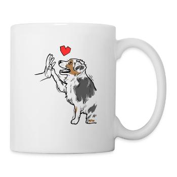 Australian Shepherd Cute Australian Shepherd - Mug - white - Right