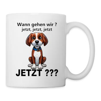 Süsser Hund - Tasse - Weiß - Rechts