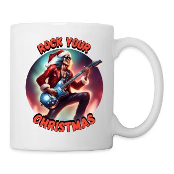 Noël rock - Mug blanc - blanc - Droite