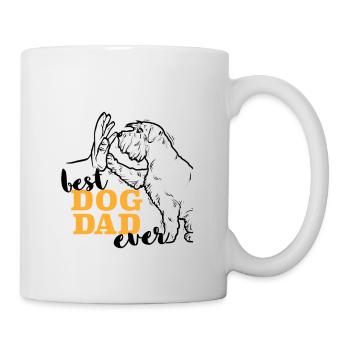 Best Miniature Schnauzer Dad Miniature Schnauzer - Mug - white - Right